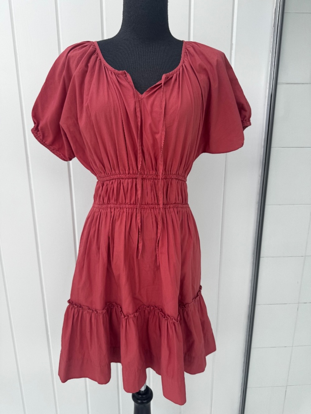 J CREW COTTON PRAIRIE MINI DRESS XXS